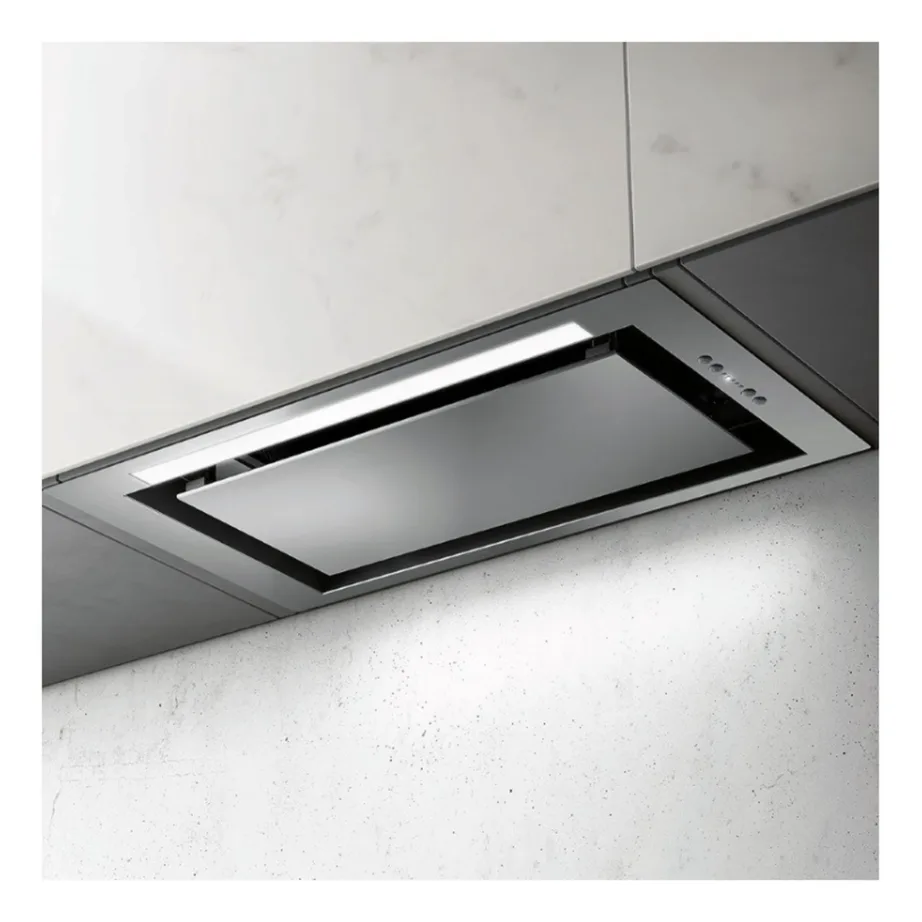 Integreeritav õhupuhasti perimeertõmbega Elica INN 2.0 IX/A/52, 60 cm, roostevaba teras, 690 m3/h, A energiatõhusus, LED valgustus, 150 mm väljatõmme