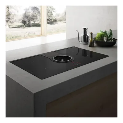 Integreeritav induktsioonpliit sisseehitatud õhupuhastiga ELICA NikolaTesla BL/F/83, 83 cm, 4 tsooni, 7400 W,