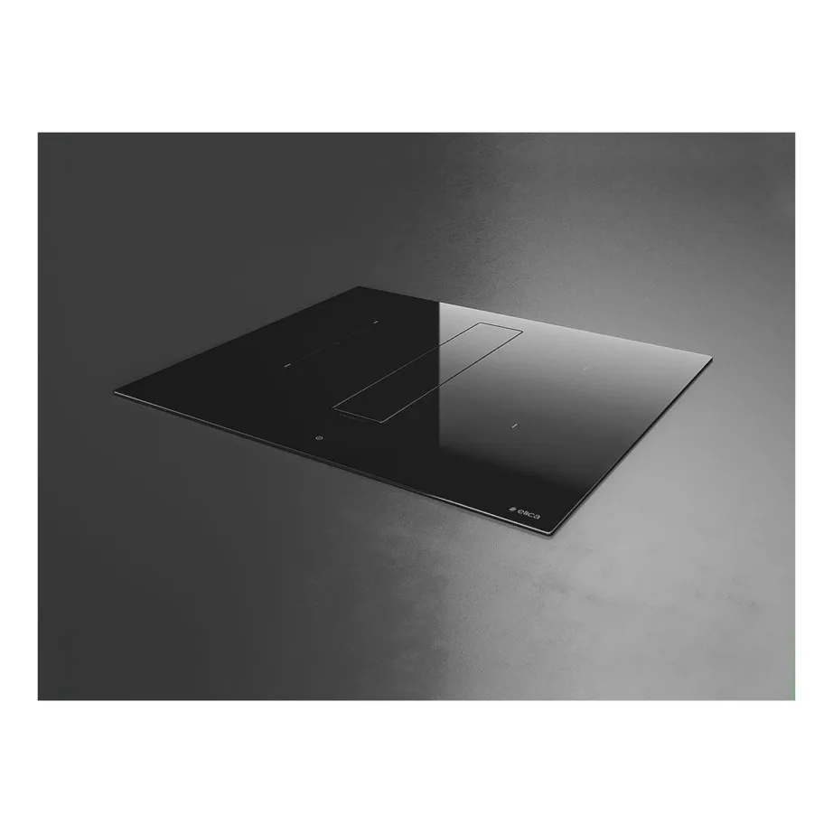 Integreeritav induktsioonpliidiplaat õhupuhastiga ELICA NikolaTesla Fit BL/A/72, 72 cm, 4 tsooni, 1xBridge, 7,2 kW, duct-out, klaaskeraamika, must, puutetundlik juhtimine