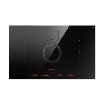 Integreeritav induktsioonpliidiplaat koos õhupuhastiga ELICA NikolaTesla Switch BL/F/83, 83 cm, 4 tsooni,