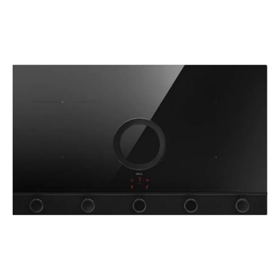 2in1 induktsioonpliidiplaat integreeritud õhupuhastiga Elica NikolaTesla Unplugged Evo BL/A/90, 90 cm, 4 tsooni, 2xBridge, A++, nuppjuhtimine, must, peal- või tasapaigaldus