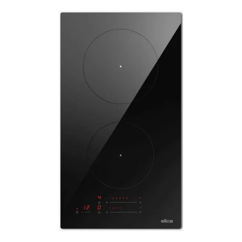 2-tsooniline induktsioonpliidiplaat Green Induction Elica PRIMIS 302 BL, 30 cm, must, vitrokeramika, puutetundlik slider-juhtimine, taimer, pausifunktsioon, lapselukk, 2800 W