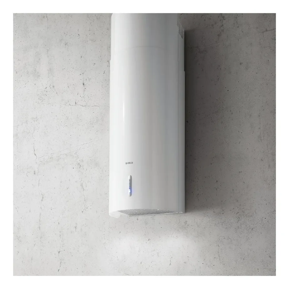 Seinale paigaldatav ümmargune köögi õhupuhasti ELICA STONE WH/A/33, 35 cm, väljatõmme ventilatsiooni, LED valgustus, elektrooniline juhtimine, 559 m³/h, 150 mm toru, valge, värvitud teras