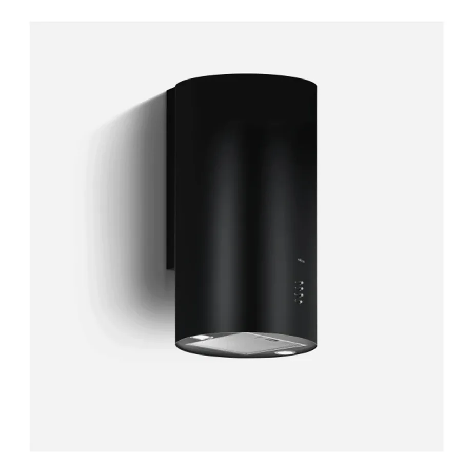 Seinale paigaldatav ümmargune õhupuhasti Elica Tube Pro BL MAT/A/43, 45 cm, max 603 m3/h, LED valgustus, mehaaniline juhtimine, must