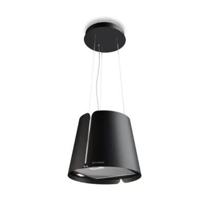 Saare õhupuhasti recirkulatsiooniga LED-valgustusega FABER BEAT BK MATT F45/2, 45 cm, A-klassi, 580 m³/h,