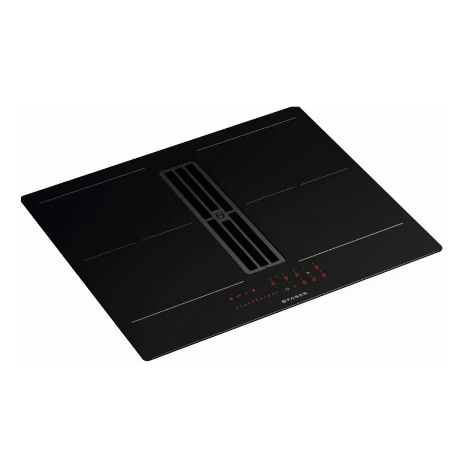 Integreeritav induktsioonpliit õhupuhastiga FABER GALILEO SLIM A600, 60 cm, 4 tsooni, 2xBridge, klaaskeraamiline must, duct out, 7400 W – 2