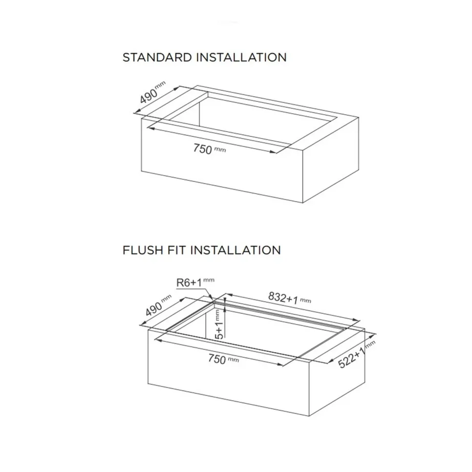 Induktsioonpliit integreeritud õhupuhastiga FABER Galileo Stripes A830, 83 cm, 4 keeduala, 600 m3/h, A+, touch slider, must – 4