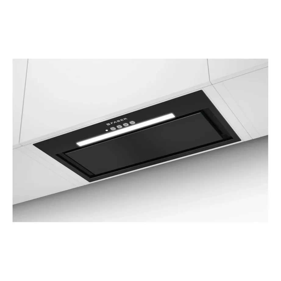 Integreeritav õhupuhasti perimeertõmbega FABER Inka Lux Evo BK Matt A52, 60 cm, must, LED, kuni 620 m³/h, energiatõhusus B-kl