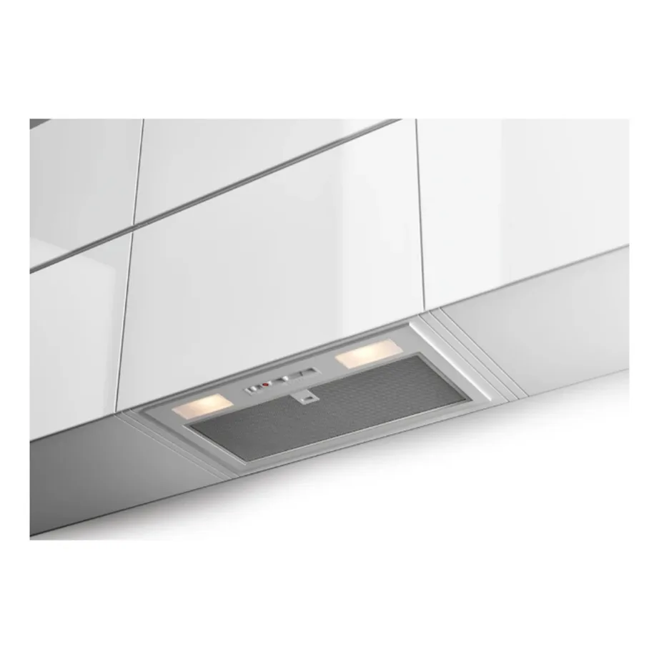 Integreeritav köögikubu LED-valgustusega FABER Inka Smart C LG A52 55 cm, hall, väljatõmbeühendusega, õhuvool 160–336 m³/h, müratase 54–66 dB, energiklass C, mehaaniline liugur
