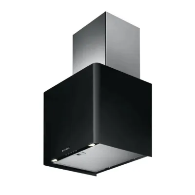 Seinale paigaldatav 45 cm köögikubu LED-valgustusega FABER Lithos EG6 BK LED A45, 250–580 m³/h, C-energiaklass, must