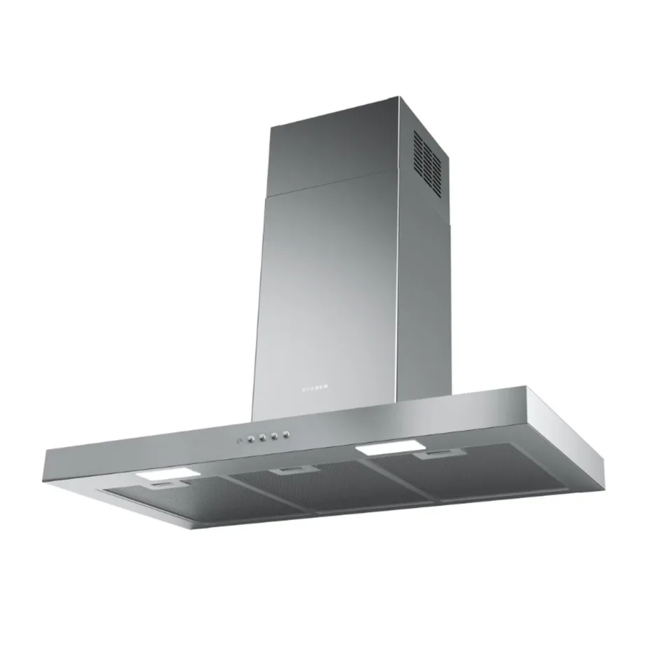 Integreeritav T-kujuline õhupuhasti roostevabast terasest FABER STILO SMART X A60, 60 cm, LED valgustus, 230–430 m³/h, C-klassi energiatõhusus, 53–67 dB