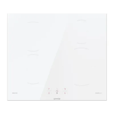 Valge 60 cm induktsioonpliidiplaat puutejuhtimisega Gorenje GI6401WSC, 4 tsooni, klaaskeraamiline, taimer,