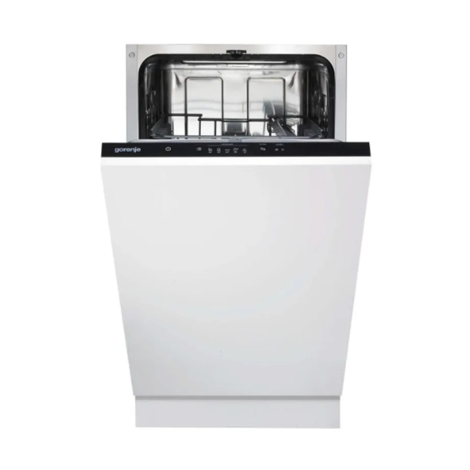 45 cm integreeritav nõudepesumasin 9 komplektile GORENJE GV520E15, energiaklass E, 47 dB, roostevabast terasest sisuvann, 5 programmi, automaatne doseerimine