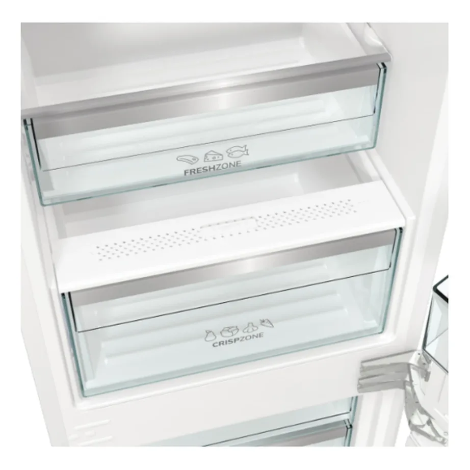 Integreeritav külmik alumise sügavkülmaga NoFrostiga Gorenje NRKI517E62WF, 60 cm, 176/76 L, E-kl, inverterkompressor, 35 dB, Wi-Fi, LED-valgustus – 6