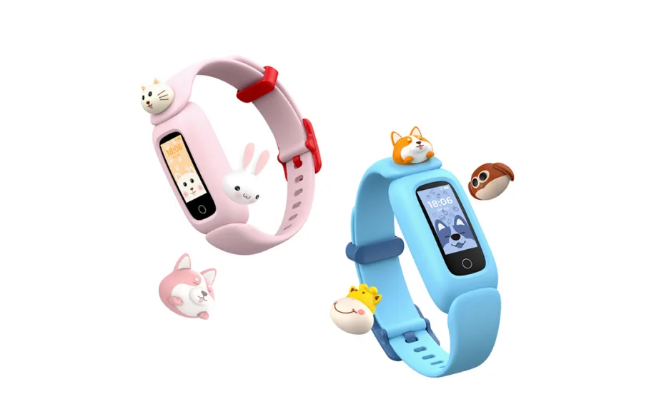 Havit M81 laste nutivõru, sinine – pulsijälgimine ja teavitused, 0,96″ TFT (160 × 80), Bluetooth 5.1, IP68, aku 5–7 päeva, 90 mAh, JYou PRO, PC/ABS/silikoon, loomakaunistused kaasas – 2