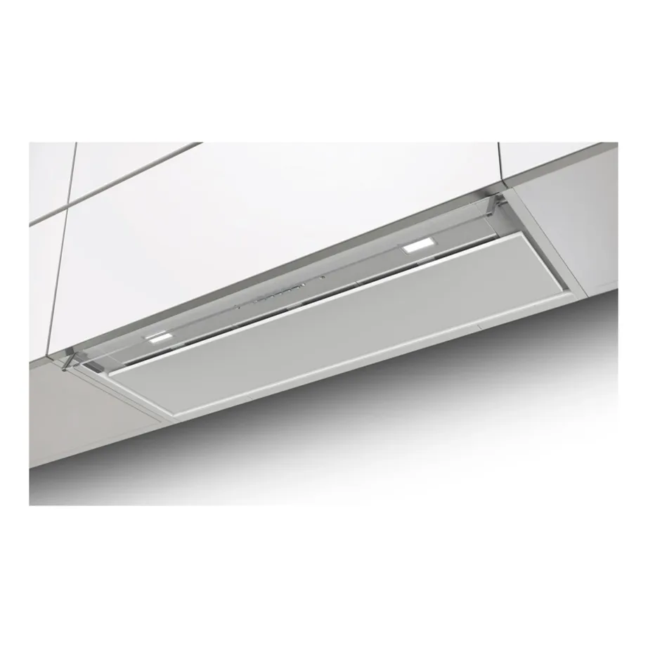 Integreeritav õhupuhasti A-klassi perimeertõmbega FABER IN-NOVA PREMIUM WH M A60/2, 60 cm, valge, roostevaba teras/klaas, 250–670 m3/h, LED valgustus, 53–69 dB, õhukanal 150 mm