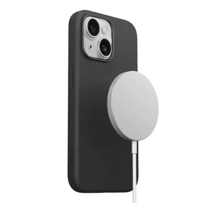 Magnetiline kaitseümbris mikrokiudvoodriga iPhone 15-le Joyroom JR-BP006, must, täpsed väljalõiked, kriimukindel, ei