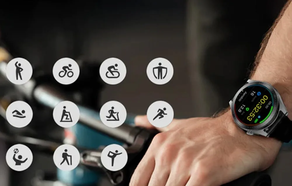 JR-FC2 spordirežiimid ja tervisenäitajad