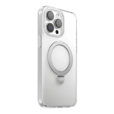 Magnetiline läbipaistev telefoniümbris iPhone 15 Pro jaoks Joyroom JR-15DB6, kollasuskindel, põrutus- ja