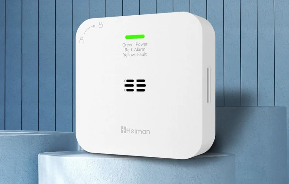 Juhtmevaba vingugaasiandur Heiman HM‑720ES‑W (omavahel ühendatav, Tuya, 85 dB, 10 a) – 2