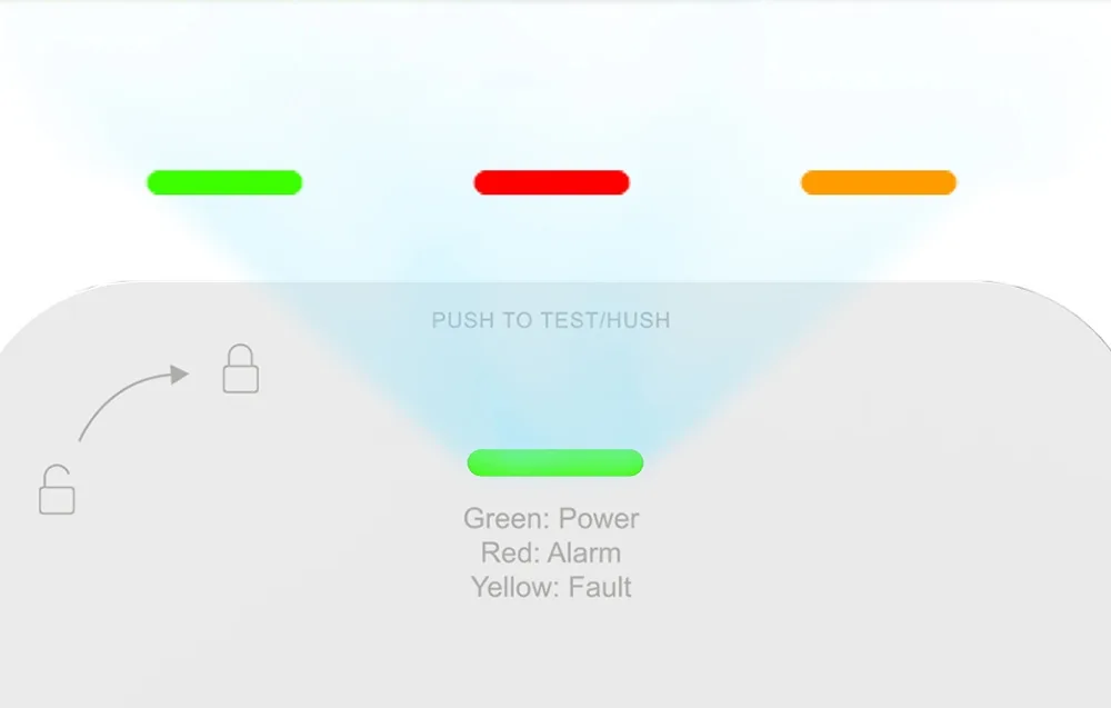 Enesediagnostika ja madalpinge hoiatus; anduri pikk kasutusiga.