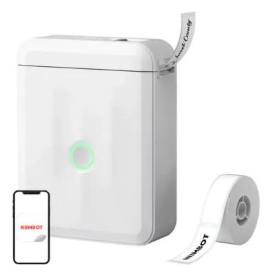 Kaasaskantav etiketiprinter Bluetoothi ja termotrükiga NIIMBOT D110M, 203 dpi, 40 mm/s, 12 mm etiketid, USB‑C