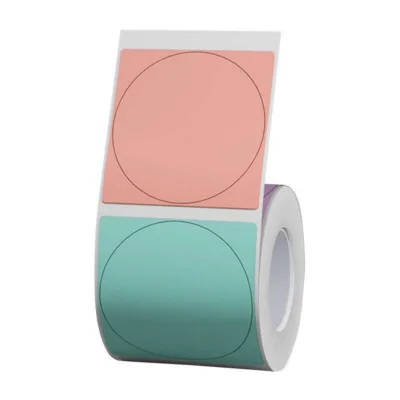 Ruudukujulised termoetiketid 41×41 mm Niimbot T41*41-175, 175 tk rullis, B-seeria termoprinteritele (v.a. B18),