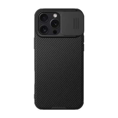 Kaitsva kaamerakatikuga telefoniümbris magnetlaadimise toega Nillkin CamShield Pro 069606, iPhone 16 Plus, TPU+PC,