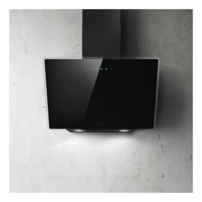 Seinale paigaldatav vertikaalne õhupuhasti Elica SHIRE BL/A/60, 60 cm, must klaas, LED valgustus, puutetundlik