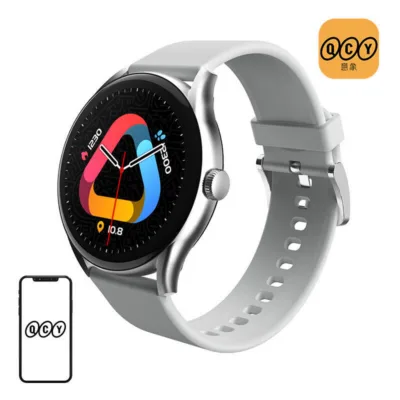 1.43″ AMOLED nutikell Bluetooth-kõnedega QCY Watch GT, 466 × 466, 60 Hz, Always-on, 1000 niti, 100+ spordirežiimi,