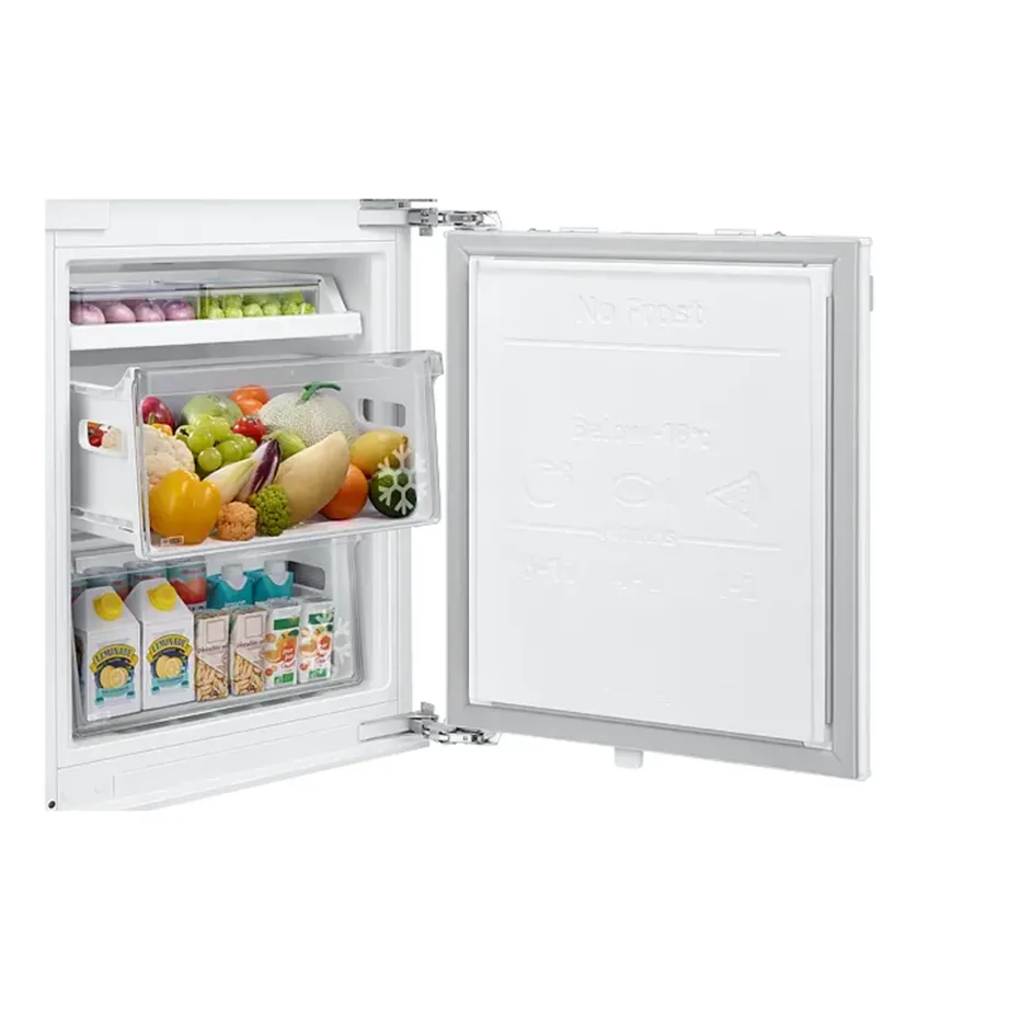 Integreeritav No Frost külmik alumise sügavkülmaga SAMSUNG BRB80F26ADF0EO, Twin Cooling, Cool Select+, Wi‑Fi SmartThings, 193+74 l, D energiaklass, 60 cm kapp, 177.5 cm, valge – 13