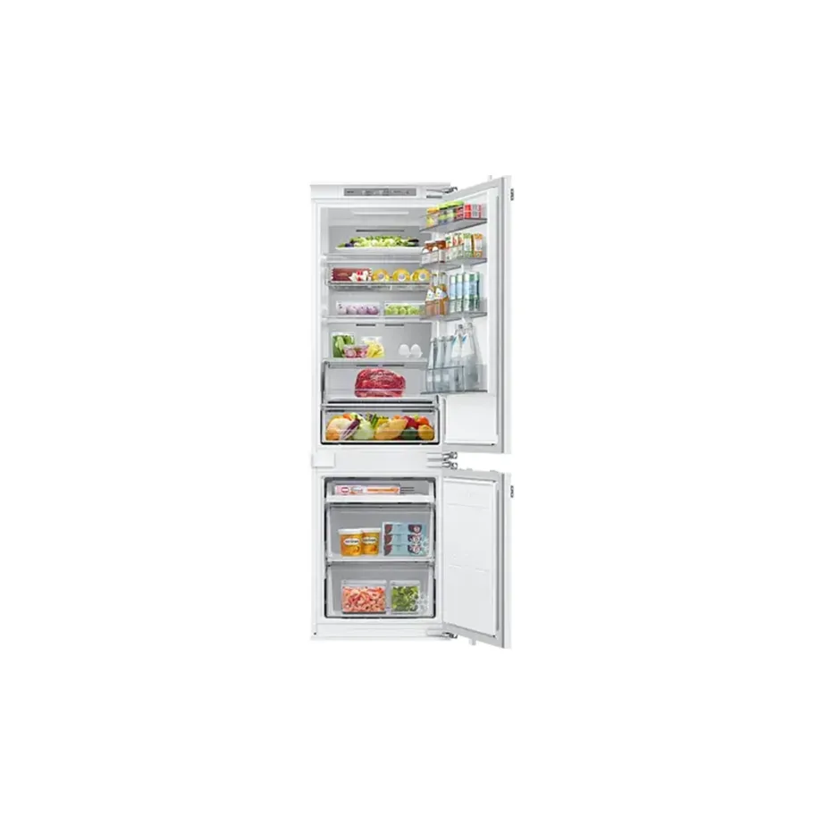 Integreeritav No Frost külmik alumise sügavkülmaga SAMSUNG BRB80F26ADF0EO, Twin Cooling, Cool Select+, Wi‑Fi SmartThings, 193+74 l, D energiaklass, 60 cm kapp, 177.5 cm, valge – 6