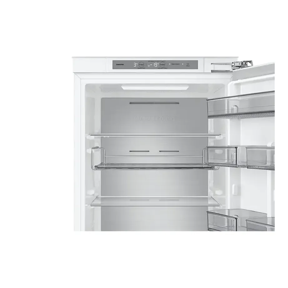 Integreeritav No Frost külmik alumise sügavkülmaga SAMSUNG BRB80F26ADF0EO, Twin Cooling, Cool Select+, Wi‑Fi SmartThings, 193+74 l, D energiaklass, 60 cm kapp, 177.5 cm, valge – 8