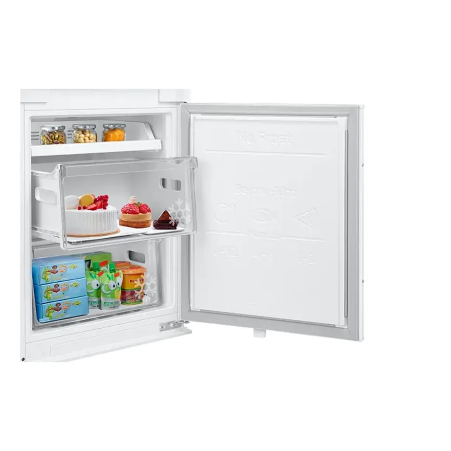 Integreeritav külmik alumise sügavkülmaga No Frost Samsung BRB80F26ADS0EO, 60 cm, 190/74 L, D-energiaklass, liughinged, 177.5x54x55 cm, Wi‑Fi, valge - 12