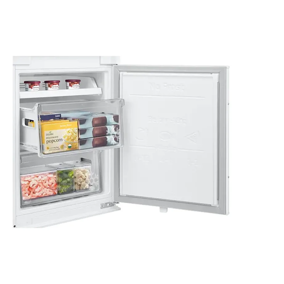 Integreeritav külmik alumise sügavkülmaga No Frost Samsung BRB80F26ADS0EO, 60 cm, 190/74 L, D-energiaklass, liughinged, 177.5x54x55 cm, Wi‑Fi, valge - 10