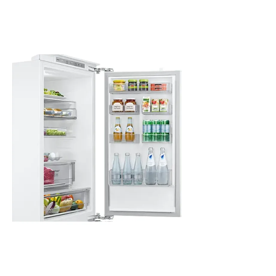 Integreeritav no frost külmik sügavkülmaga SAMSUNG BRB80F26CEF0EO, 60 cm, 193+74 l, Wi-Fi, uks-uksele paigaldus, 35 dB, LED, valge, E - 12