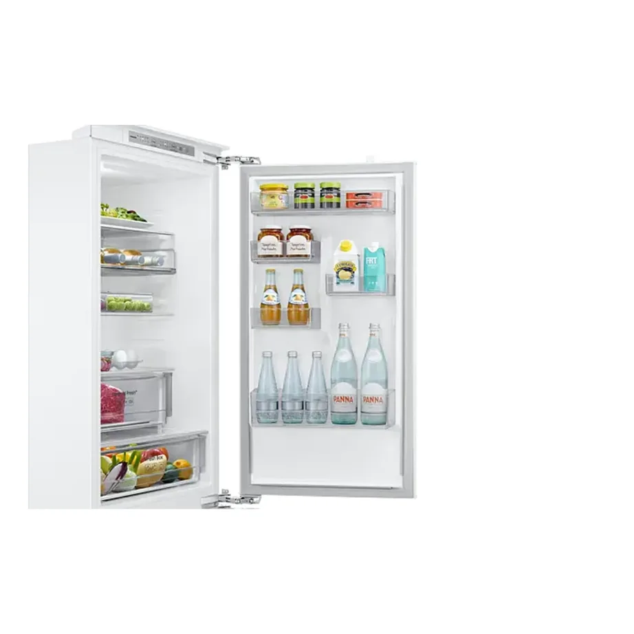 Integreeritav no frost külmik sügavkülmaga SAMSUNG BRB80F26CEF0EO, 60 cm, 193+74 l, Wi-Fi, uks-uksele paigaldus, 35 dB, LED, valge, E - 13
