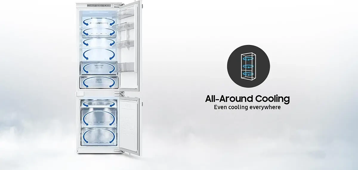 Pikemalt värske toit tänu ühtlasele jahutusele ja õhujaotusele