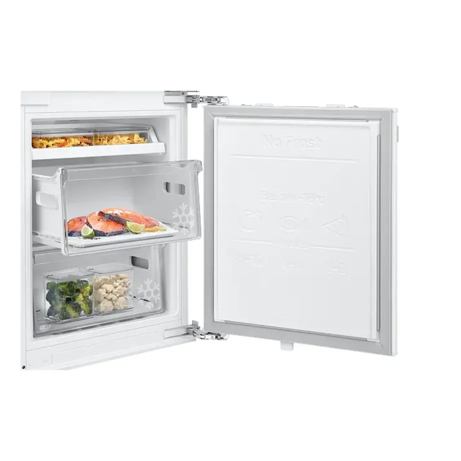 Integreeritav No Frost külmik alumise sügavkülmaga SAMSUNG BRB80F30ADF0EO, 60 cm, 224+74 L, Twin Cooling, Cool Select+, Wi‑Fi, uks-uksele paigaldus, D energiaklass, 35 dB – 11