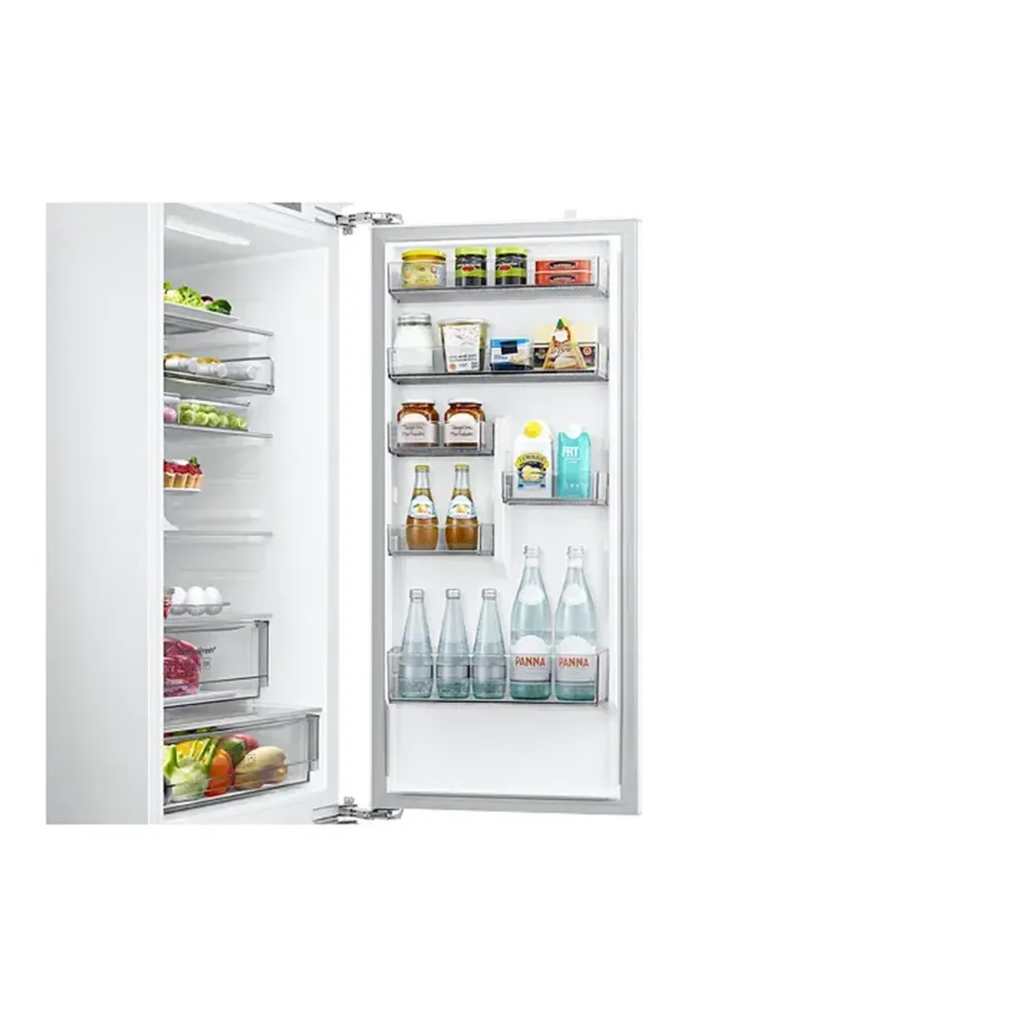 Integreeritav No Frost külmik alumise sügavkülmaga SAMSUNG BRB80F30ADF0EO, 60 cm, 224+74 L, Twin Cooling, Cool Select+, Wi‑Fi, uks-uksele paigaldus, D energiaklass, 35 dB – 18