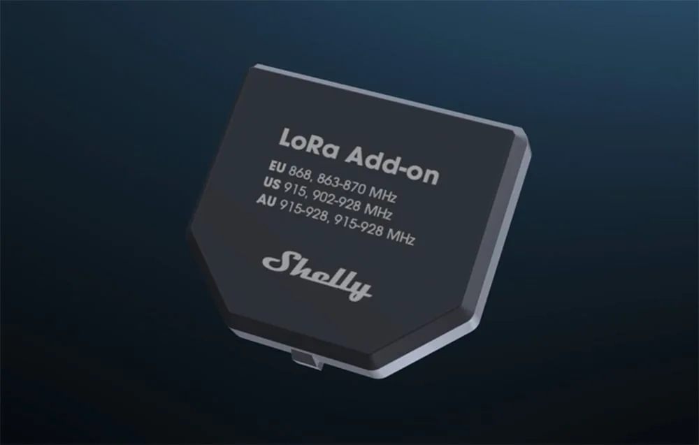 Shelly LoRa Add-on EU868 moodulite komplekt 2 tk Gen3 ja Gen4 seadmetele