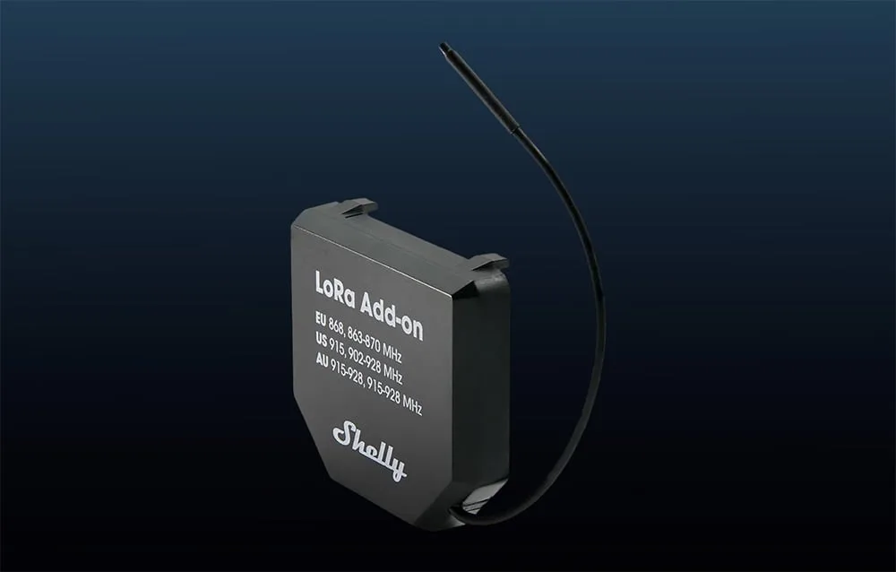 Shelly LoRa Add-on ühilduvus Gen3 ja Gen4 seadmetega