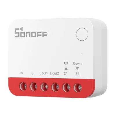 Rulookontroller Zigbee 3.0 ja protsentjuhtimisega Sonoff MINI-ZBRBS, 39.5x33x16.8 mm, sobib 60 mm seinakarpi, AC