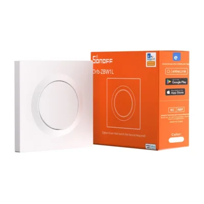 Seinalüliti Zigbee 3.0-ga, ilma nulljuhtmeta Sonoff ZBMINIL2-E Orb-ZBW1L, 100–240 V~, 6 A, LED kuni 300 W, 86×86×35.8