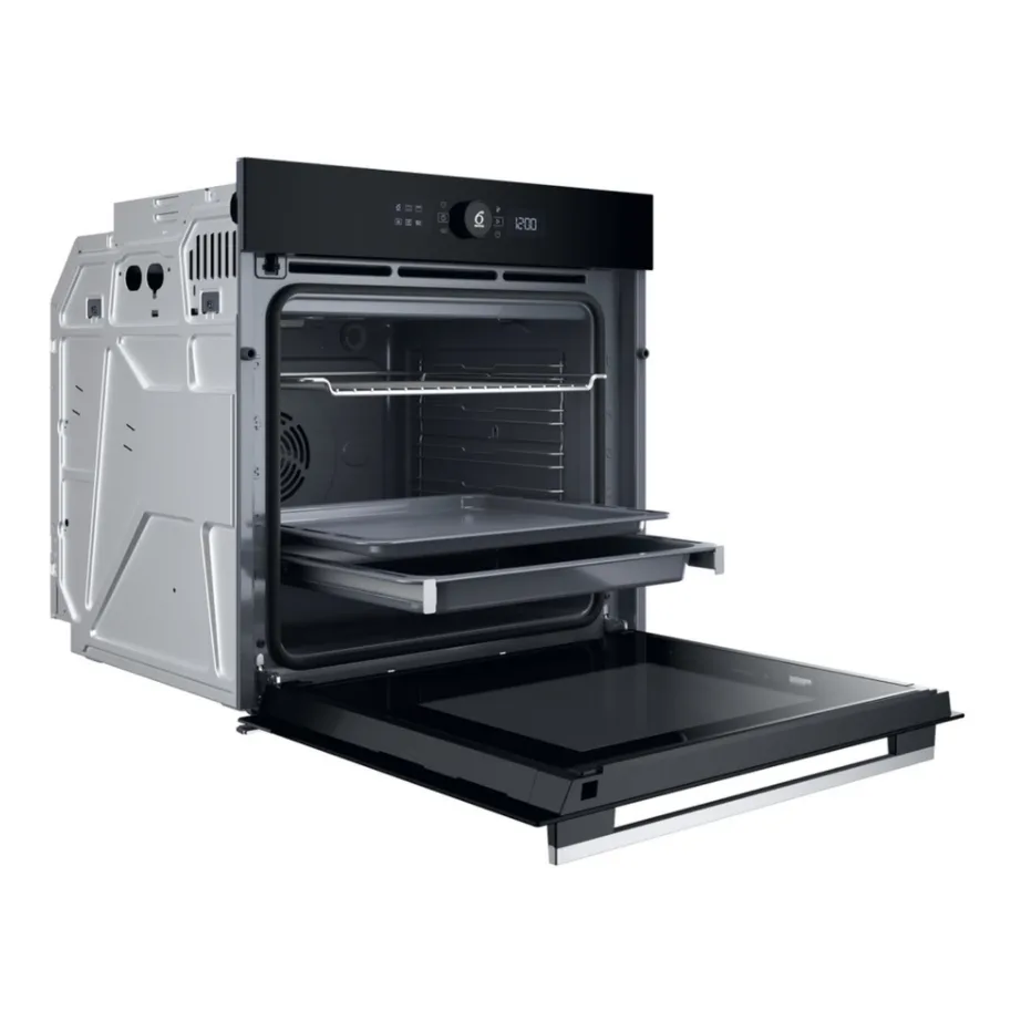 Integreeritav pürolüütiline ahi aurufunktsiooniga WHIRLPOOL WOI5S8PM1SXA, 73 L, A+ energiaklass, konvektsioon, 60 cm, roostevaba must – 2