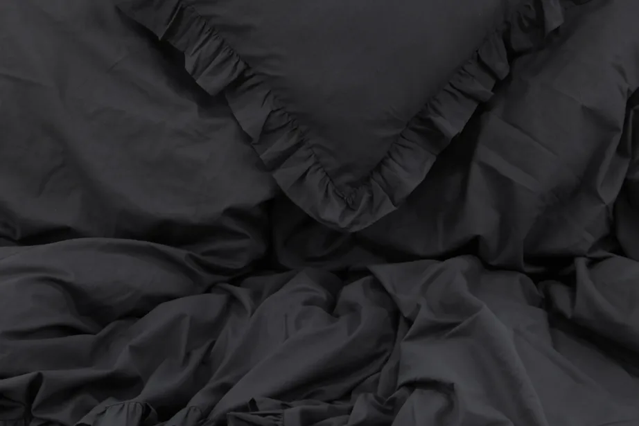 Antratsiitvärvi puuvillane voodipesukomplekt Levi satsidega (240×220 cm), 16014-588 – 3