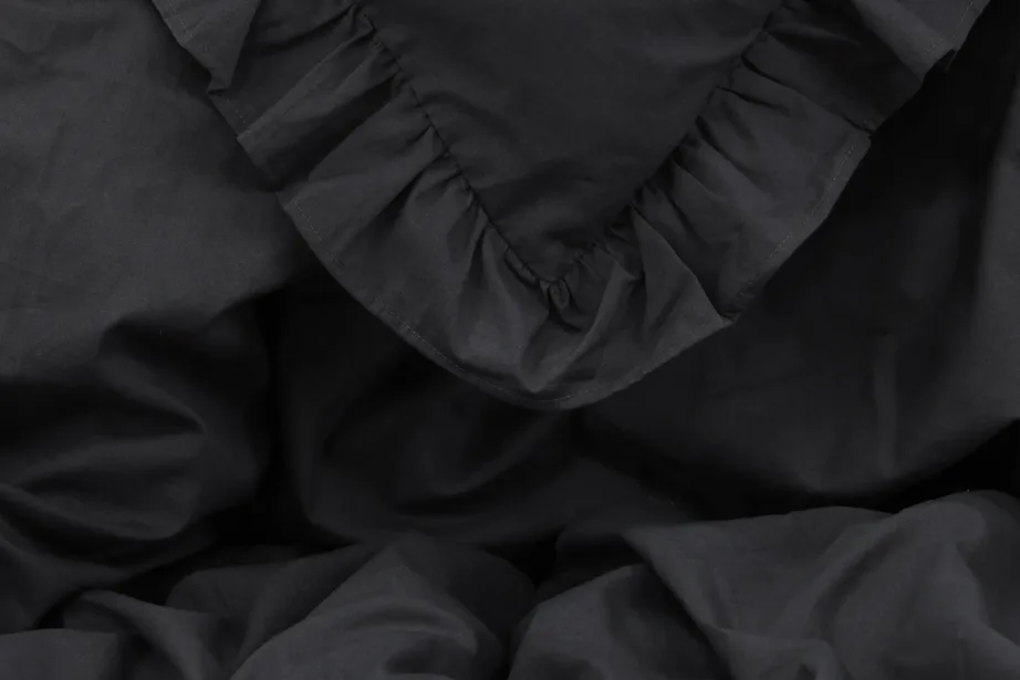 Antratsiitvärvi puuvillane voodipesukomplekt Levi satsidega (240×220 cm), 16014-588 – 5