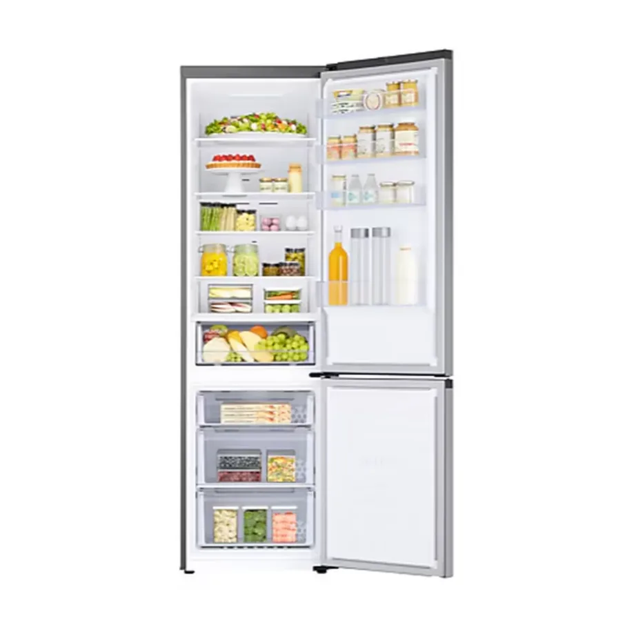 Vabaltseisev no frost külmik Wi‑Fi ja inverterkompressoriga Samsung RB38C600DSA/EF, alumise sügavkülmaga, 390 l, 60 cm, energiatõhusus D, 35 dB, LED-valgustus, hall – 2