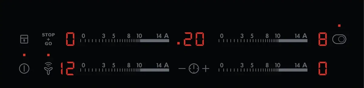 AEG HK654070FB klaaskeraamiline pliidiplaat puutetundliku slaiderjuhtimisega