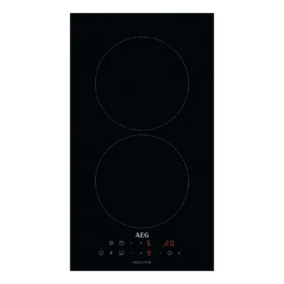 Integreeritav 2-tsooniline induktsioonpliidiplaat AEG IKB32300CB, 30 cm, 3650 W, vitrokeramika, puutetundlik juhtimine,